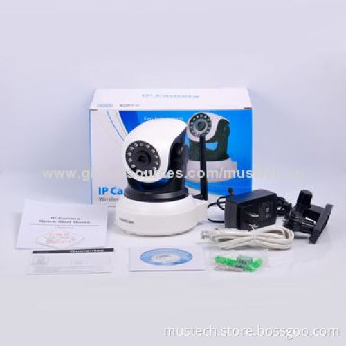 Factory Direct Sale 720P Wireless P2P Night Vision Function IP Camera, 12V DC/2.0A Power SupplyNew